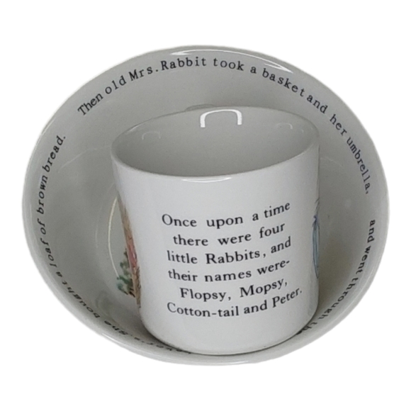 Peter Rabbit Cup & Bowl Set - Picture 4 of 5
